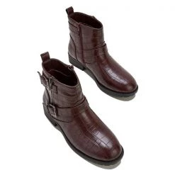 Mollyshoe Women's Side Zipper Wide Fit Boots