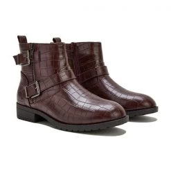 Mollyshoe Women's Side Zipper Wide Fit Boots