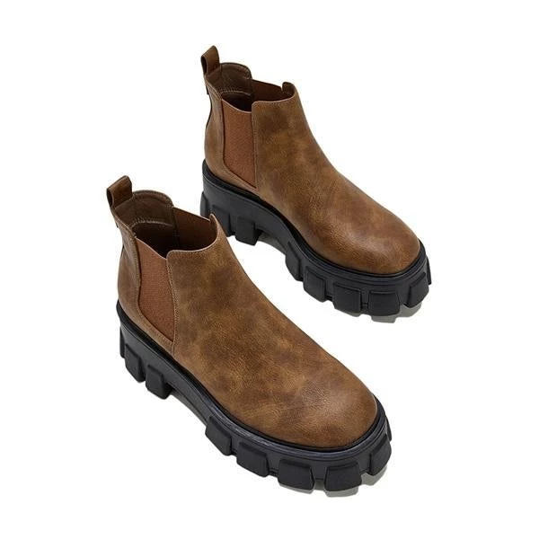 Mollyshoe Women's Casual All-Match Platform Boots 15 Mollyshoe Women's Casual All-Match Platform Boots