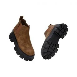 Mollyshoe Women's Casual All-Match Platform Boots 37 Mollyshoe Women's Casual All-Match Platform Boots