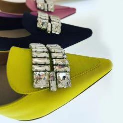 Mollyshoe Pointed Toe Buckle Low Heeled Slingbacks 25 Mollyshoe Pointed Toe Buckle Low Heeled Slingbacks