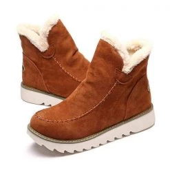 Mollyshoe Fur Lining Ankle Snow Boots