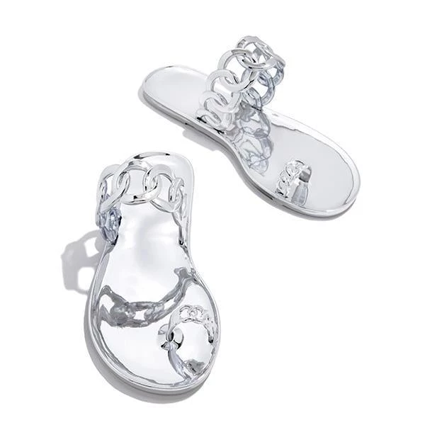 Mollyshoe Casual Toe Loop Detailing Jelly Slippers 12 Mollyshoe Casual Toe Loop Detailing Jelly Slippers