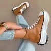 Sneakers Mollyshoe Non-Slip Sole High Top Lace Up Boots
