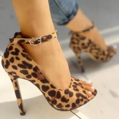 Mollyshoe Ethnic Print Peep Toe Ankle Strap Thin Heeled Sandals 17 Mollyshoe Ethnic Print Peep Toe Ankle Strap Thin Heeled Sandals