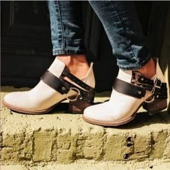 Mollyshoe Cyberpunk-Style Buckle Ankle Boots 12 Mollyshoe Cyberpunk-Style Buckle Ankle Boots