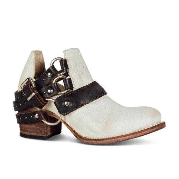 Mollyshoe Cyberpunk-Style Buckle Ankle Boots 8 Mollyshoe Cyberpunk-Style Buckle Ankle Boots