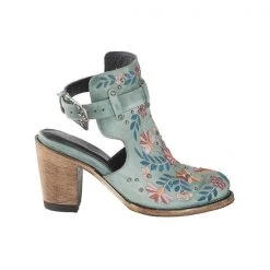 Mollyshoe Floral Halfsie Booties Heels