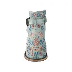Mollyshoe Floral Halfsie Booties Heels