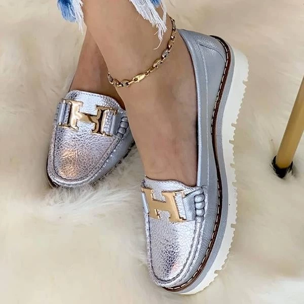 Mollyshoe Slip-On Platform Leather Loafers Flats 4 Mollyshoe Slip-On Platform Leather Loafers Flats