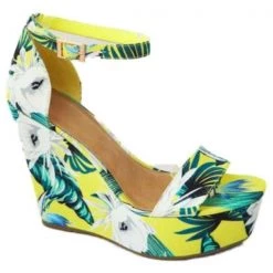 Weekly Best Seller Mollyshoe Printed Tropical Style Platform Sandals