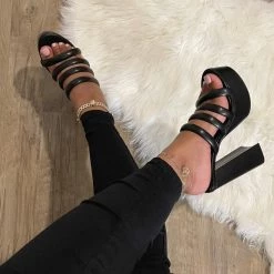 Mollyshoe Women Fashion High Heel Slippers Heels 11 Mollyshoe Women Fashion High Heel Slippers Heels