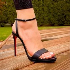 Mollyshoe Classic Leather Buckle Stiletto Heels 17 Mollyshoe Classic Leather Buckle Stiletto Heels