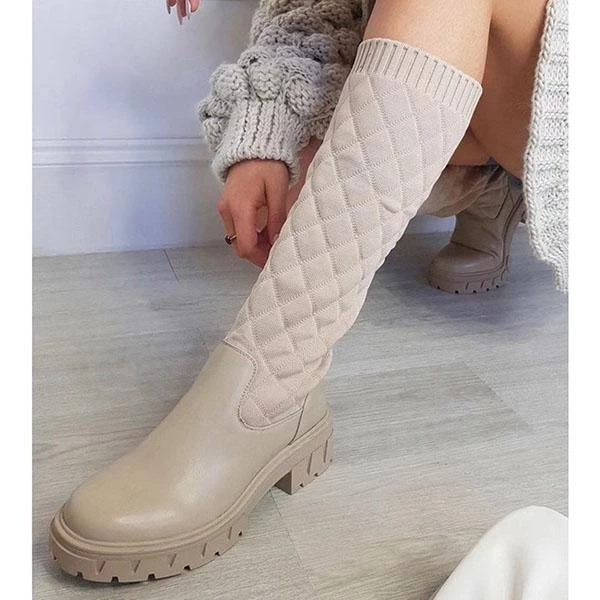 Mollyshoe Round Toe Pu Pull-On Mid Calf Boots 8 Mollyshoe Round Toe Pu Pull-On Mid Calf Boots