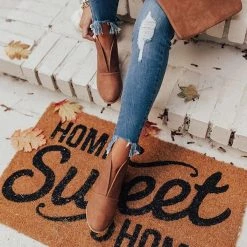 Mollyshoe Fashion Faux Leather Slip-On Boots