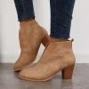 Mollyshoe Retro Western V Cut Ankle Boots