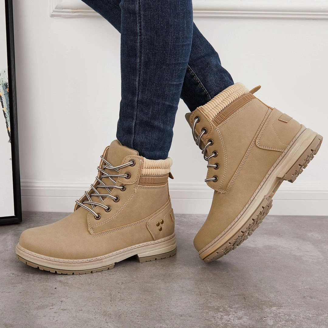 Mollyshoe Classic Non Slip Waterproof Hiking Combat Ankle Boots 5 Mollyshoe Classic Non Slip Waterproof Hiking Combat Ankle Boots