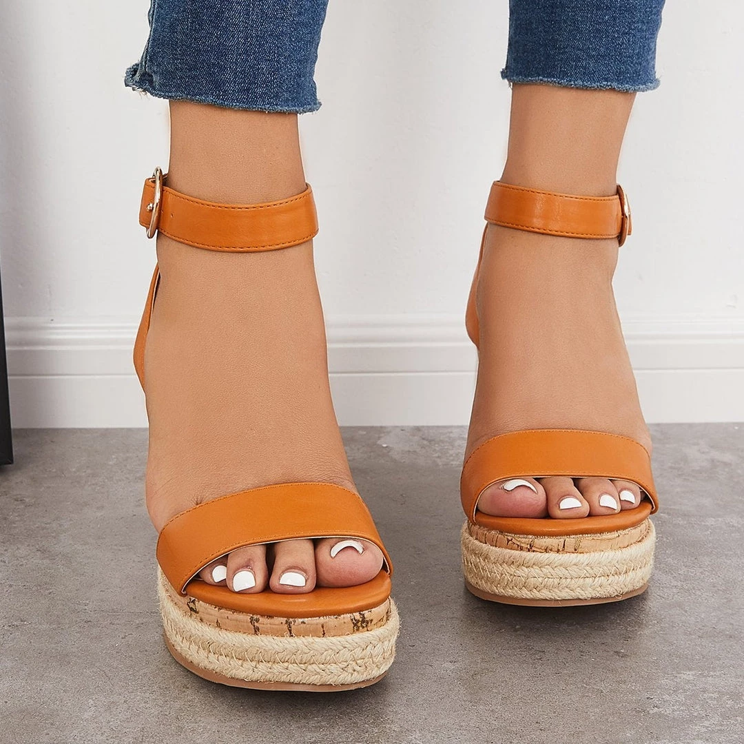 Mollyshoe Casual Slingback Espadrille Wedge Sandals 16 Mollyshoe Casual Slingback Espadrille Wedge Sandals