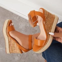 Mollyshoe Casual Slingback Espadrille Wedge Sandals 44 Mollyshoe Casual Slingback Espadrille Wedge Sandals