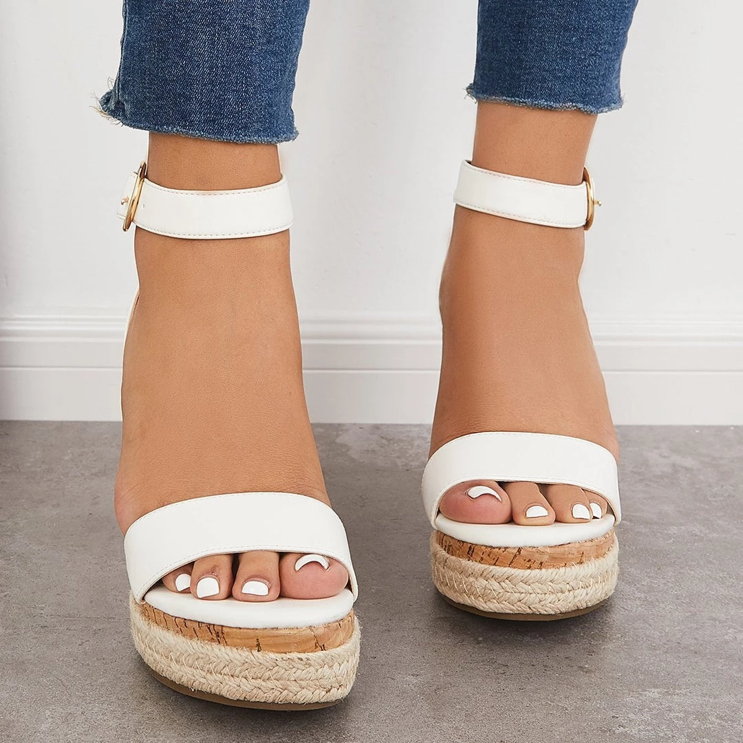 Mollyshoe Casual Slingback Espadrille Wedge Sandals 12 Mollyshoe Casual Slingback Espadrille Wedge Sandals