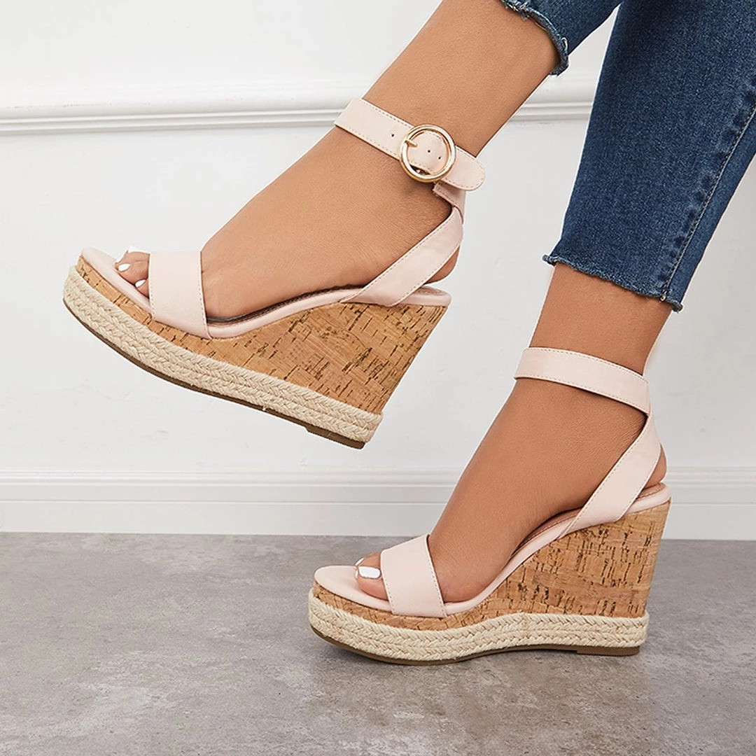 Mollyshoe Casual Slingback Espadrille Wedge Sandals 25 Mollyshoe Casual Slingback Espadrille Wedge Sandals