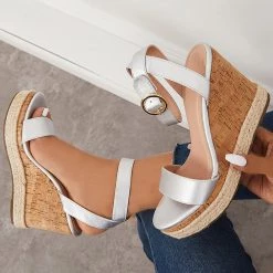 Mollyshoe Casual Slingback Espadrille Wedge Sandals 55 Mollyshoe Casual Slingback Espadrille Wedge Sandals