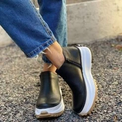 Mollyshoe Women Solid Color Platform Sports Ankle Boots 9 Mollyshoe Women Solid Color Platform Sports Ankle Boots