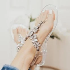 Mollyshoe Crystal Clear Sandals