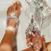 Mollyshoe Crystal Clear Sandals
