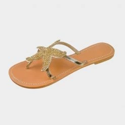 Mollyshoe Women Starfish Beach Flat Sandals