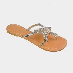 Mollyshoe Women Starfish Beach Flat Sandals