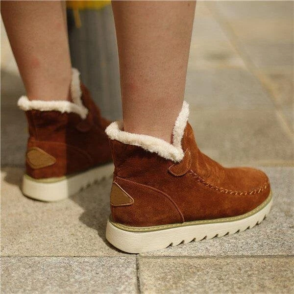 Mollyshoe Women Casual All-Match Warm Short Boots 6 Mollyshoe Women Casual All-Match Warm Short Boots