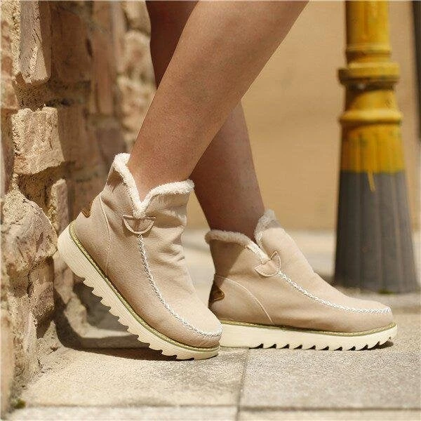 Mollyshoe Women Casual All-Match Warm Short Boots 2 Mollyshoe Women Casual All-Match Warm Short Boots