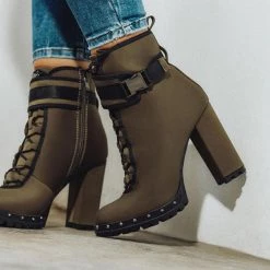 Mollyshoe High Heel Comfy Boots