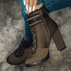 Mollyshoe High Heel Comfy Boots