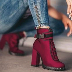 Mollyshoe High Heel Comfy Boots
