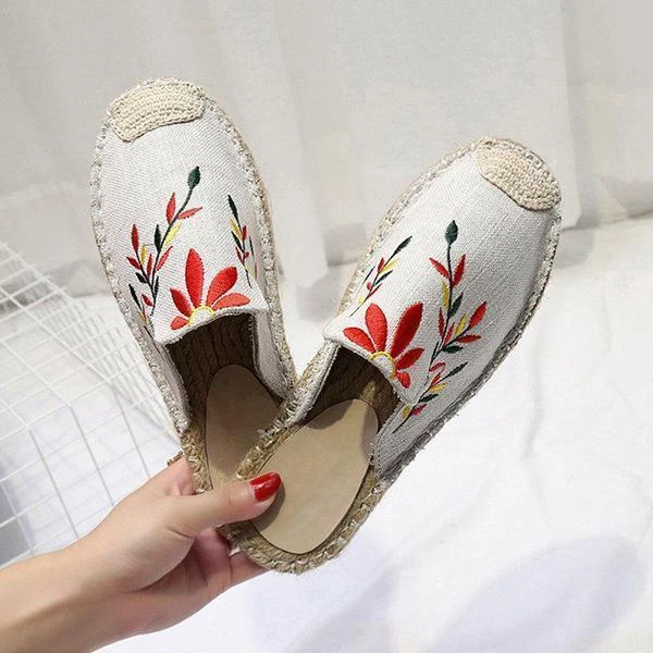 Mollyshoe Fashion Embroidered Espadrille Flat Slippers 16 Mollyshoe Fashion Embroidered Espadrille Flat Slippers