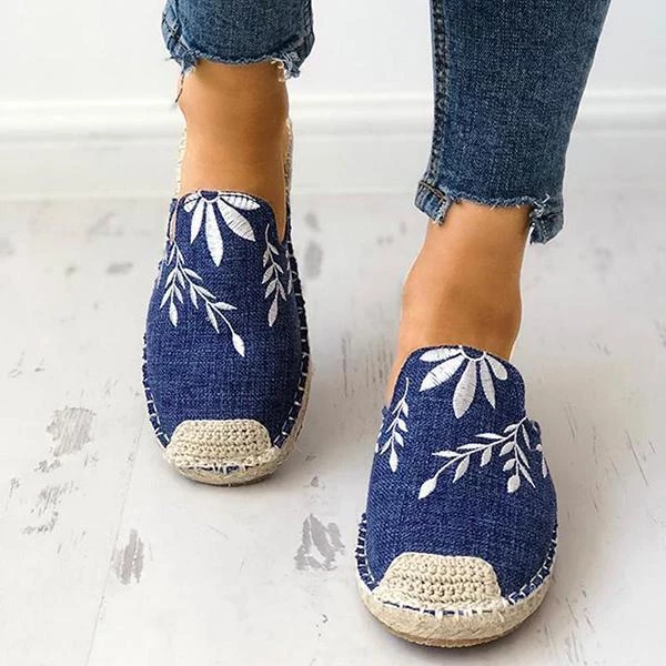 Mollyshoe Fashion Embroidered Espadrille Flat Slippers 5 Mollyshoe Fashion Embroidered Espadrille Flat Slippers