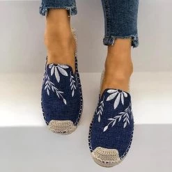 Mollyshoe Fashion Embroidered Espadrille Flat Slippers 29 Mollyshoe Fashion Embroidered Espadrille Flat Slippers
