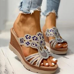 Mollyshoe Platform Wedge Casual Sandals
