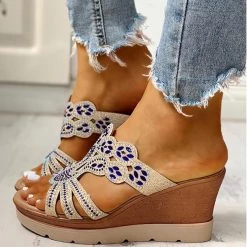 Mollyshoe Platform Wedge Casual Sandals