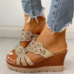 Mollyshoe Platform Wedge Casual Sandals