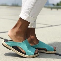 Mollyshoe Summer Casual Comfy Slip On Sandals