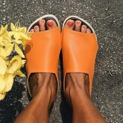 Mollyshoe Summer Casual Comfy Slip On Sandals