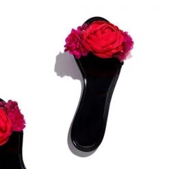 Mollyshoe Multi-Color Floral Clear Jelly Sandals 18 Mollyshoe Multi-Color Floral Clear Jelly Sandals