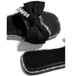 Mollyshoe Open Squared Toe Rhinestone Bownots Slippers 24 Mollyshoe Open Squared Toe Rhinestone Bownots Slippers