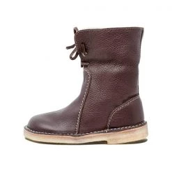 Mollyshoe Women Winter Vintage Boots Warm Unisex Lace-up Shoes