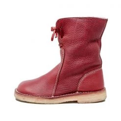 Mollyshoe Women Winter Vintage Boots Warm Unisex Lace-up Shoes