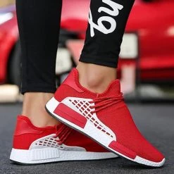 Mollyshoe Fashion Design Breathable Air Mesh Slip On Sock Sneakers