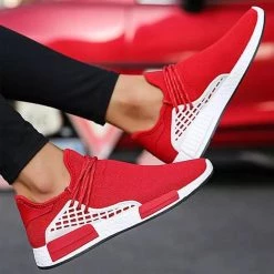 Mollyshoe Fashion Design Breathable Air Mesh Slip On Sock Sneakers